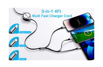 Minlu Retractable Multi-Charger — 3-in-1 Car Charging Cable Review